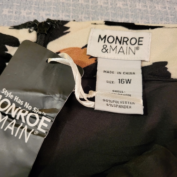 Monroe & Main Leopard Pencil Skirt - Picture 10 of 10